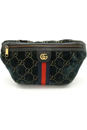 Gucci Pre-owned, Kobieta, Zielony, ONE SIZE, Pre-owned Fabric crossbody-bags