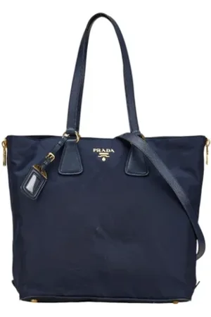 Prada Pre-owned, Kobieta, Niebieski, ONE SIZE, Skóra, Pre-owned Leather prada-bags
