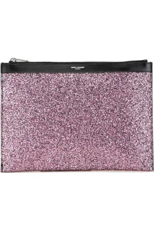 Saint Laurent Pre-owned, Kobieta, Różowy, ONE SIZE, Skóra, Pre-owned Canvas clutches