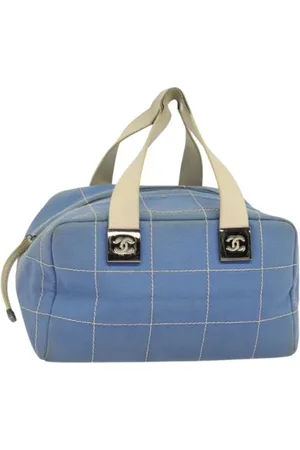 CHANEL Pre-owned, Kobieta, Niebieski, ONE SIZE, Pre-owned Canvas handbags