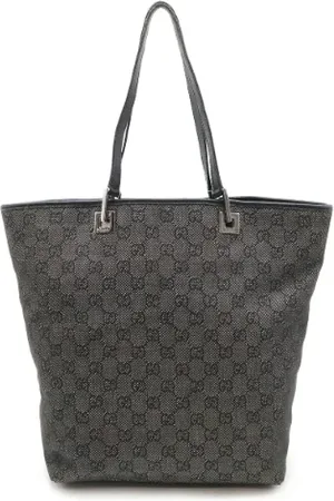 Gucci Pre-owned, Kobieta, Czarny, ONE SIZE, Denim, Pre-owned Denim totes
