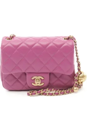CHANEL Pre-owned, Kobieta, Fioletowy, ONE SIZE, Skóra, Pre-owned Leather crossbody-bags