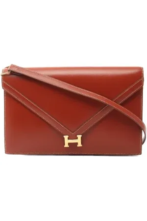 Hermès Pre-owned, Kobieta, brązowy, ONE SIZE, Skóra, Pre-owned skórzane torby na ramię
