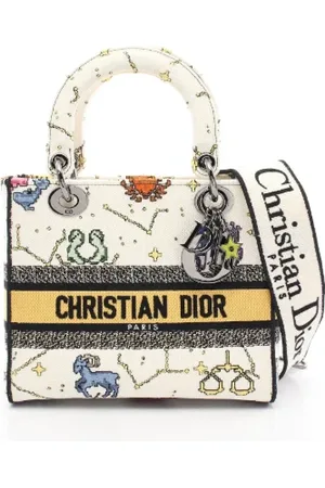 Dior Pre-owned, Kobieta, Biały, ONE SIZE, Pre-owned Canvas handbags