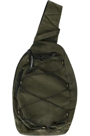 C.P. Company Torebki, Mężczyzna, Zielony, ONE SIZE, Nylon, Wojskowozielony Plecak z Nylonu