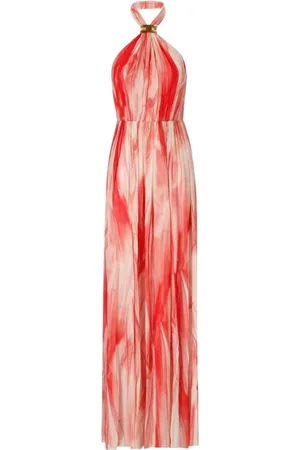 Elisabetta Franchi Sukienki, Kobieta, Czerwony, M, Tiul, Czerwony Dywan Masło Czerwona Pasja Sukienka