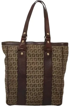 Fendi Pre-owned, Kobieta, brązowy, ONE SIZE, Skóra, Pre-owned Canvas fendi-bags