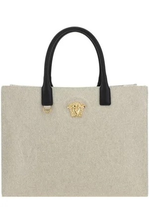 VERSACE Torebki, Kobieta, Biały, ONE SIZE, Torba Meduza z rączkami z skóry