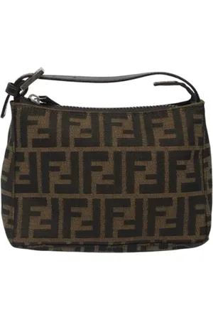 Fendi Pre-owned, Kobieta, brązowy, ONE SIZE, Skóra, Pre-owned Canvas handbags
