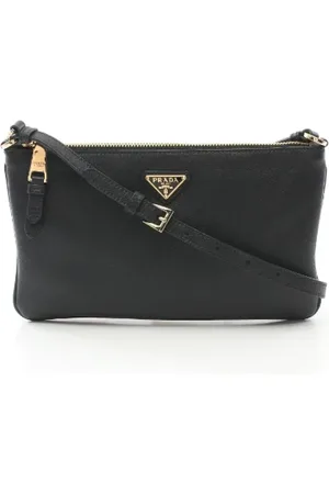 Prada Pre-owned, Kobieta, Czarny, ONE SIZE, Skóra, Pre-owned Leather prada-bags