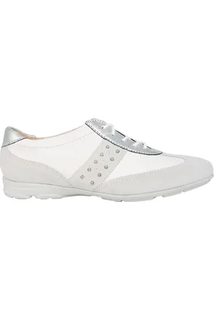 Gabor Buty, Kobieta, Biały, 37 EU, Zamsz, Biała Sneaker Damska - Kolekcja Letnia