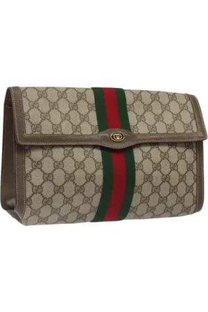 Gucci Pre-owned, Kobieta, Beżowy, ONE SIZE, Skóra, Pre-owned Leather clutches