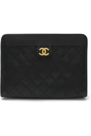 CHANEL Pre-owned, Kobieta, Czarny, ONE SIZE, Skóra, Pre-owned Leather clutches