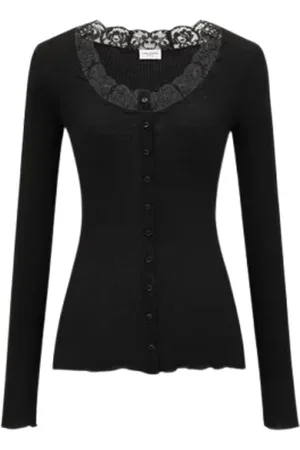Saint Laurent Swetry, Kobieta, Czarny, L, Elegancki Kardigan dla Kobiet