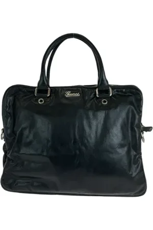 Gucci Pre-owned, Mężczyzna, Czarny, ONE SIZE, Skóra, Pre-owned Leather briefcases