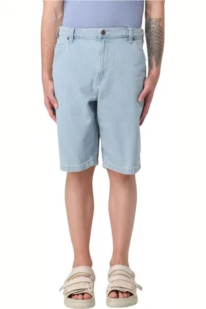 Dickies Szorty, Mężczyzna, Niebieski, W30, Denim, Stone Washed Relaxed Fit Denim Shorts