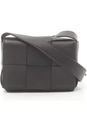 Bottega Veneta Pre-owned, Kobieta, Czarny, ONE SIZE, Skóra, Pre-owned Leather crossbody-bags
