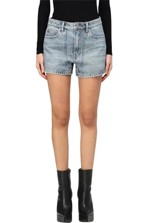 Alexander Wang Szorty, Kobieta, Niebieski, W26, Luksusowe Szorty Jeansyowe