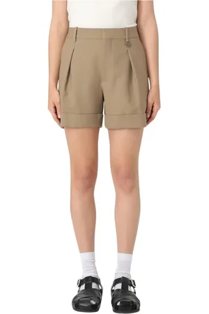 Burberry Szorty, Kobieta, Beżowy, M, Elegancka Beżowa Krótka Kurtka