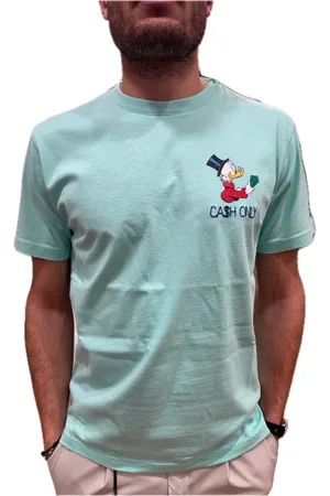 MC2 SAINT BARTH Koszulki, Mężczyzna, Zielony, S, T-shirt z Kaczorem Cash Only