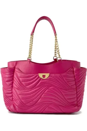 Salvatore Ferragamo Pre-owned, Kobieta, Różowy, ONE SIZE, Skóra, Pre-owned skórzane torby na ramię