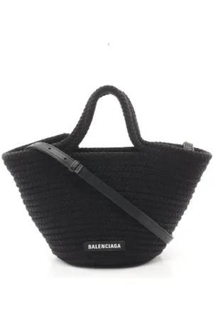 Balenciaga Pre-owned, Kobieta, Czarny, ONE SIZE, Len, Pre-owned Canvas balenciaga-bags