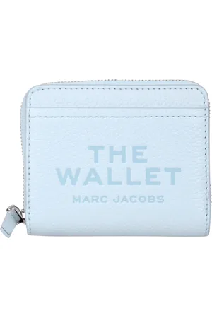 Marc Jacobs Akcesoria, Kobieta, Niebieski, ONE SIZE, Kompaktowa portmonetka z wieloma przegródkami