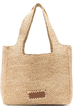THEMOIRÈ Torebki, Kobieta, Beżowy, ONE SIZE, Torba Raffia Medium