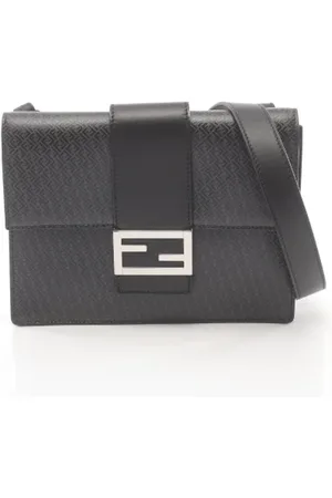 Fendi Pre-owned, Kobieta, Szary, ONE SIZE, Skóra, Pre-owned Leather crossbody-bags
