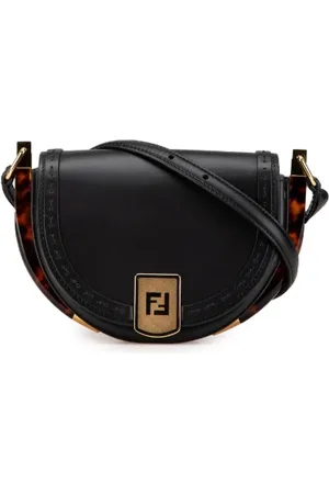 Fendi Pre-owned, Kobieta, Czarny, ONE SIZE, Skóra, Pre-owned Leather crossbody-bags