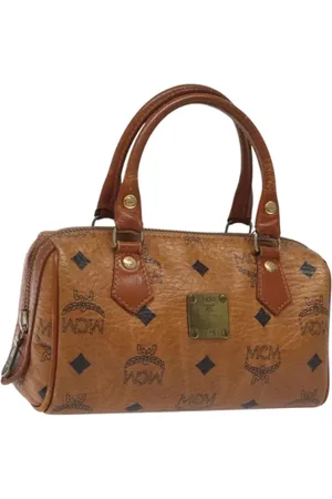 MCM Pre-owned, Kobieta, brązowy, ONE SIZE, Skóra, Pre-owned Skórzane torebki