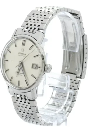 Omega Pre-owned, Mężczyzna, Szary, ONE SIZE, Pre-owned Stainless Steel watches