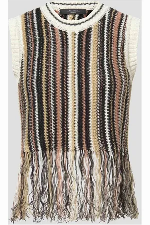 Max Mara Swetry, Kobieta, Wielobarwność, S, Pustynny lniany Navetta Sukienka
