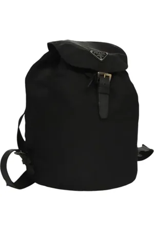 Prada Pre-owned, Kobieta, Czarny, ONE SIZE, Nylon, Pre-owned Nylon backpacks