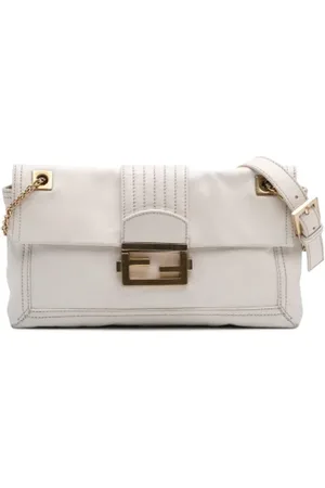 Fendi Pre-owned, Kobieta, Biały, ONE SIZE, Skóra, Pre-owned Leather crossbody-bags