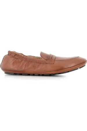 Alexander Hotto Buty, Kobieta, brązowy, 38 1/2 EU, Brązowy skórzany mokasyn