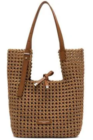 Gianni chiarini Torebki, Kobieta, brązowy, ONE SIZE, Geometryczna Miękka Torba Nature