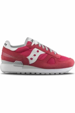 Saucony Buty, Kobieta, Różowy, 41 EU, Zamsz, Różowe i białe buty sportowe z oddychającymi materiałami