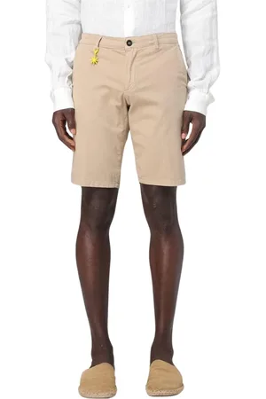 Manuel Ritz Szorty, Mężczyzna, Beżowy, L, Jasnoniebieskie Casual Shorts Stylowy Komfort
