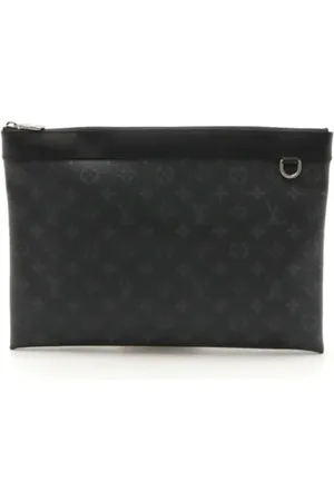 LOUIS VUITTON Pre-owned, Mężczyzna, Czarny, ONE SIZE, Pre-owned Fabric clutches