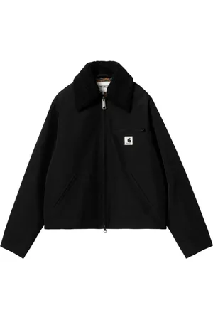 Carhartt Kurtki, Kobieta, Czarny, L, Krótkie, casualowe futerko z owczej skóry