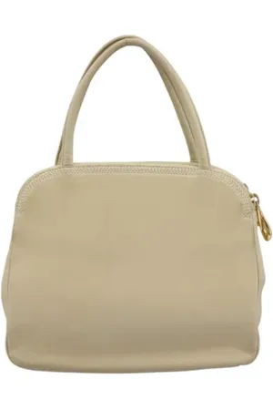 Loewe Pre-owned, Kobieta, Beżowy, ONE SIZE, Skóra, Pre-owned Skórzane torebki