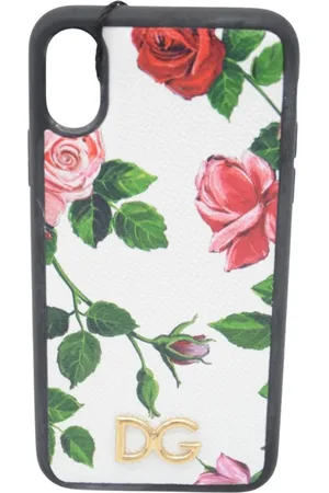 Dolce & Gabbana Akcesoria, Kobieta, Wielobarwność, ONE SIZE, Kwiatowy Etui na i Phone dla Kobiet
