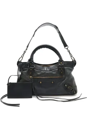 Balenciaga Pre-owned, Kobieta, Szary, ONE SIZE, Len, Pre-owned Leather balenciaga-bags