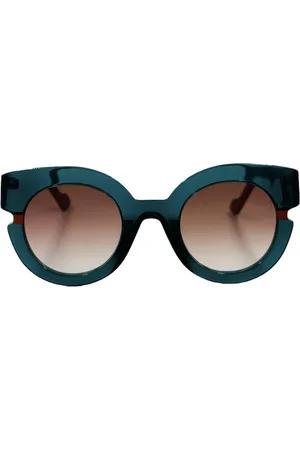 Face À Face Akcesoria, Kobieta, Zielony, ONE SIZE, Okulary Styl Kimono Zielony Las