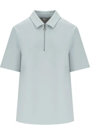 Max Mara Koszulki, Kobieta, Niebieski, M, Lekki niebieski Artu Polo Shirt