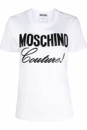 Moschino Koszulki, Kobieta, Biały, S, Biała koszulka i Polo Bianco