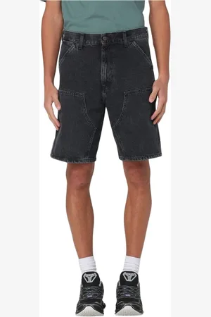 Carhartt Szorty, Mężczyzna, Czarny, W32, Denim, Czarne Szorty Dżinsowe dla Mężczyzn