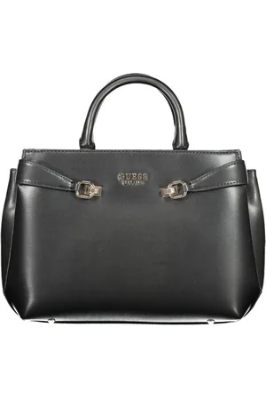 Guess Torebki, Kobieta, Czarny, ONE SIZE, Len, Czarna Torba Damska z Polietylenu