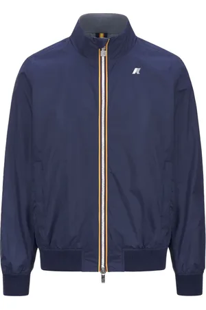 K-Way Kurtki, Mężczyzna, Niebieski, 2XL, Nylon, Podwójna Kurtka Arsene Plus